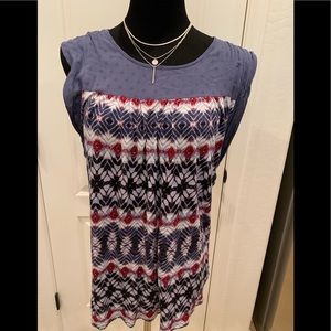 rxb Red/white/blue blouse 🌸size L
